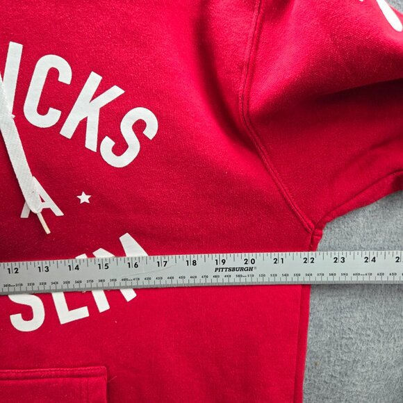 Cookies Men Hoodie S Red Andre Hicks Silky Slim Logo Graphic Print Long Sleeve - Picture 3 of 9